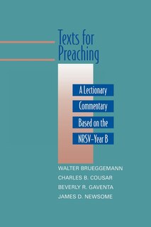Front cover_Texts for Preaching, Year B