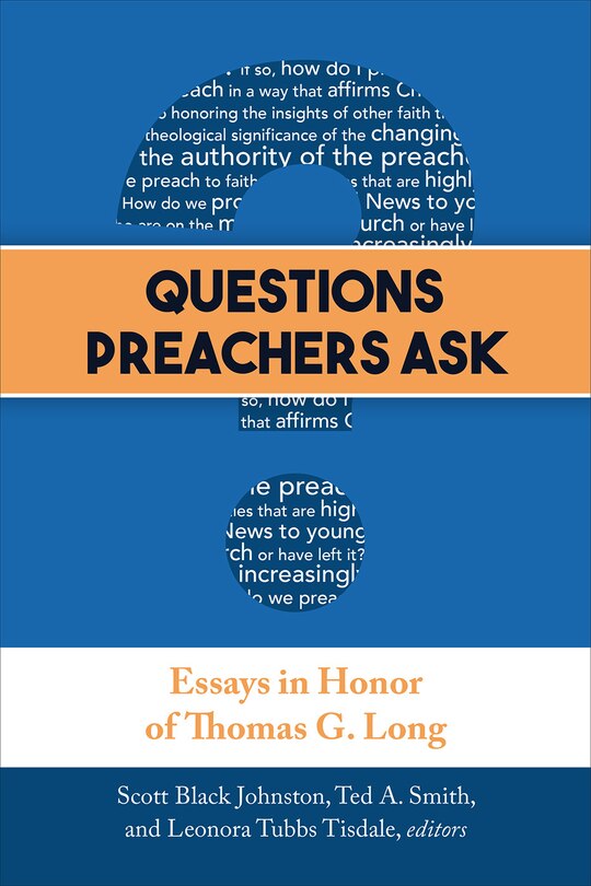 Front cover_QUESTIONS PREACHERS ASK