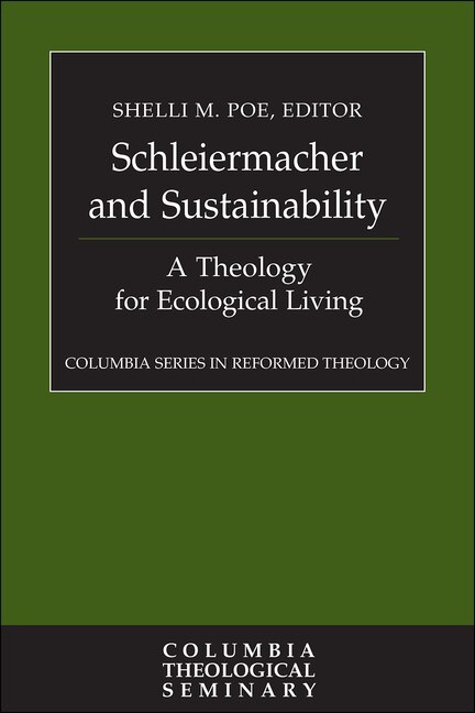 Front cover_Schleiermacher and Sustainability