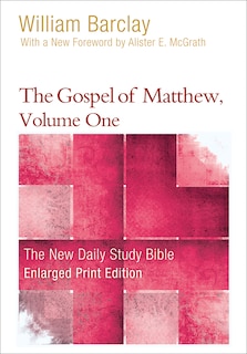 Front cover_The Gospel of Matthew, Volume One