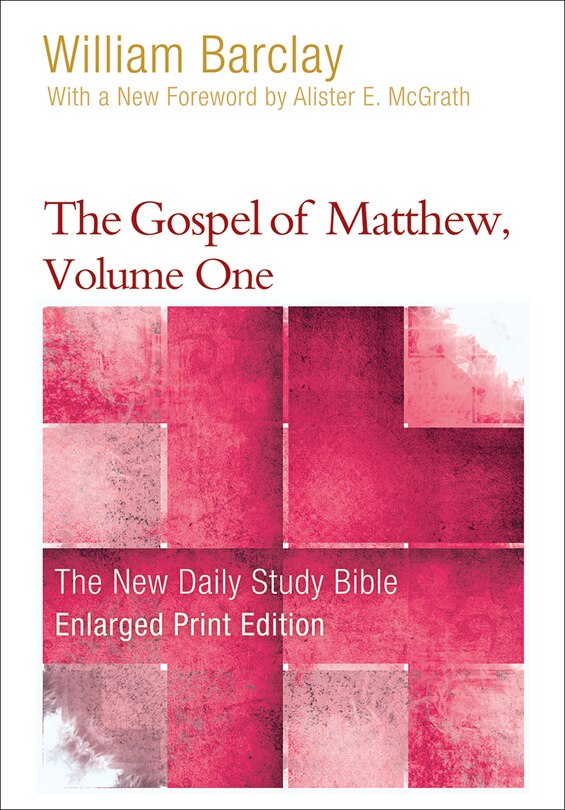 Front cover_The Gospel of Matthew, Volume One
