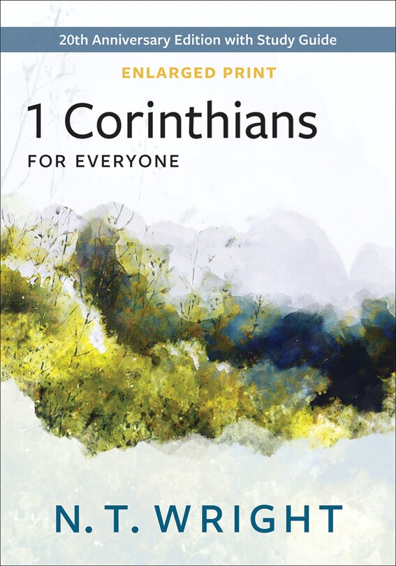 Couverture_1 Corinthians for Everyone, Enlarged Print