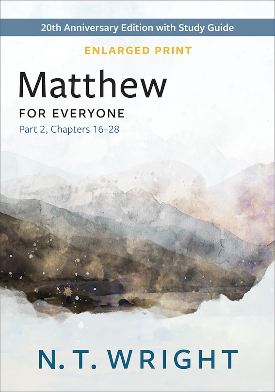 Couverture_Matthew for Everyone, Part 2, Enlarged Print