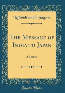 Couverture_The Message of India to Japan