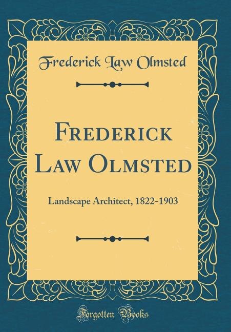 Couverture_Frederick Law Olmsted