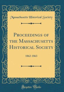 Front cover_Proceedings of the Massachusetts Historical Society