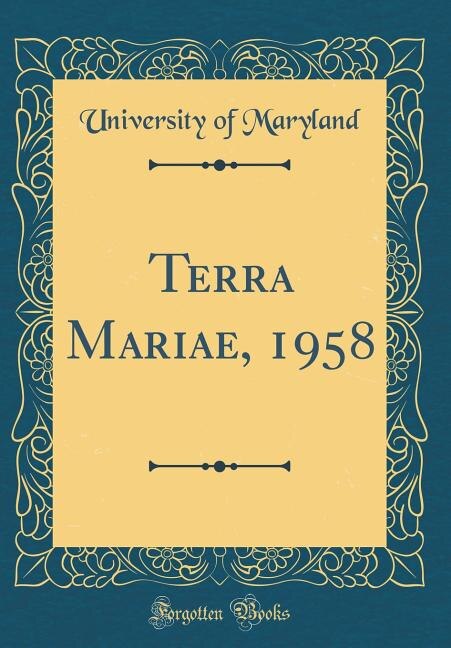 Couverture_Terra Mariae, 1958 (Classic Reprint)