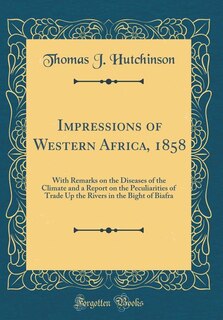 Couverture_Impressions of Western Africa, 1858
