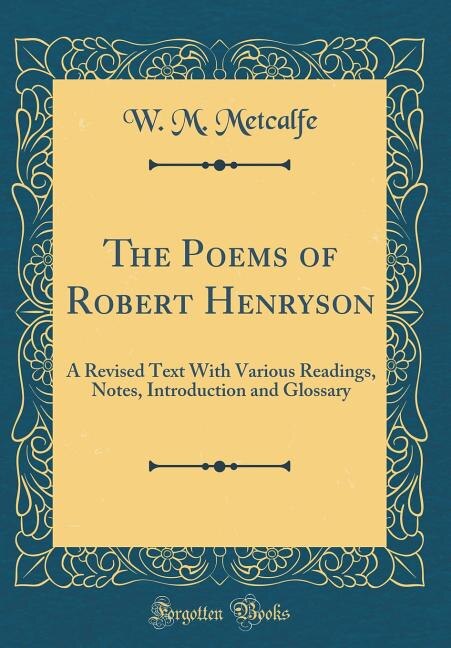 Front cover_The Poems of Robert Henryson