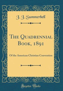 Couverture_The Quadrennial Book, 1891