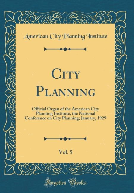 Couverture_City Planning, Vol. 5