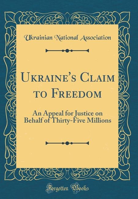 Front cover_Ukraine's Claim to Freedom