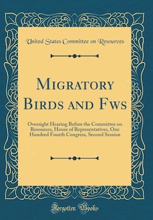 Couverture_Migratory Birds and Fws