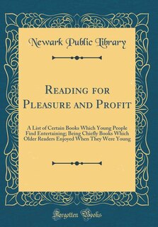 Front cover_Reading for Pleasure and Profit