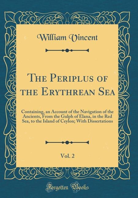 Couverture_The Periplus of the Erythrean Sea, Vol. 2
