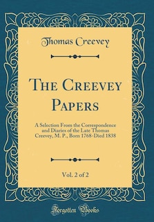 Front cover_The Creevey Papers, Vol. 2 of 2
