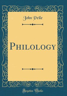 Couverture_Philology (Classic Reprint)