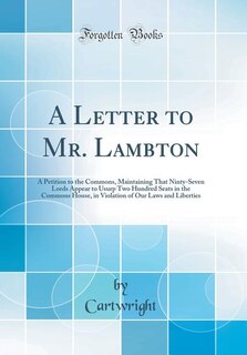 Front cover_A Letter to Mr. Lambton