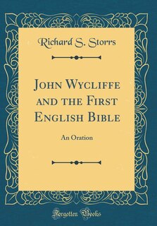 Couverture_John Wycliffe and the First English Bible