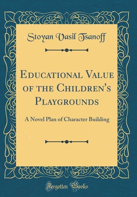 Front cover_Educational Value of the Children's Playgrounds
