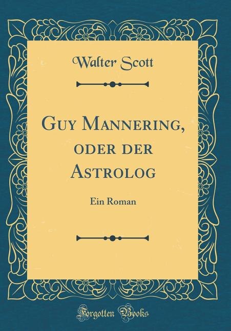 Couverture_Guy Mannering, oder der Astrolog