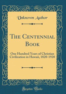 Couverture_The Centennial Book