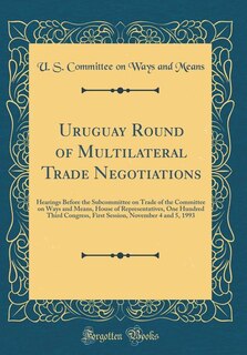 Front cover_Uruguay Round of Multilateral Trade Negotiations
