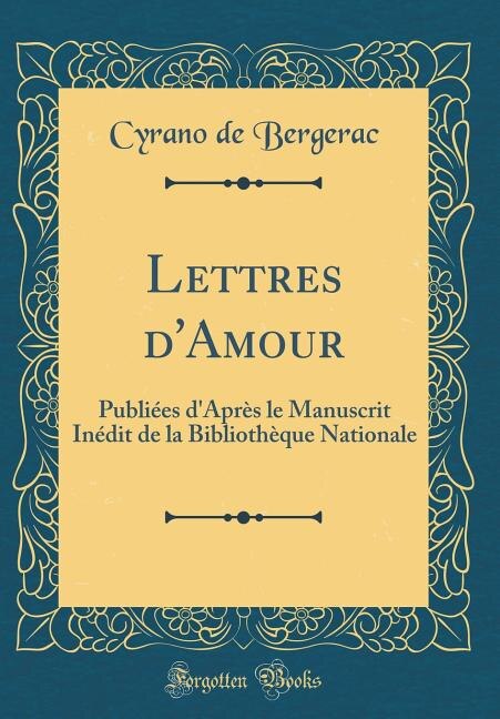 Front cover_Lettres d'Amour