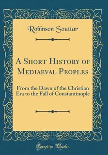 Front cover_A Short History of Mediaeval Peoples