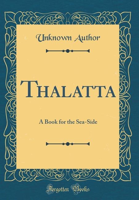 Front cover_Thalatta
