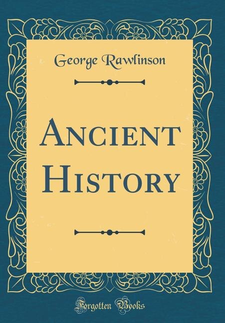 Front cover_Ancient History (Classic Reprint)