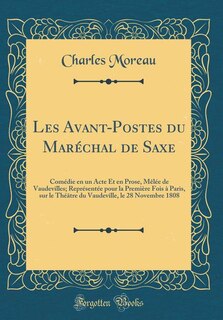 Front cover_Les Avant-Postes du Maréchal de Saxe