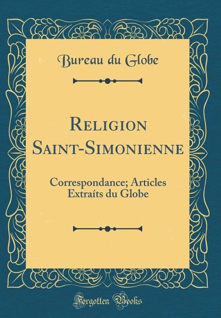Couverture_Religion Saint-Simonienne
