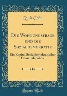 Front cover_Die Wohnungsfrage und die Sozialdemokratie
