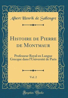 Front cover_Histoire de Pierre de Montmaur, Vol. 2