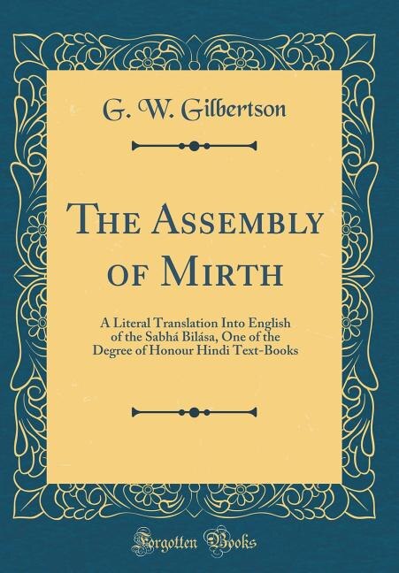 Couverture_The Assembly of Mirth