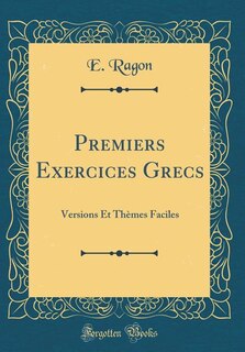 Couverture_Premiers Exercices Grecs