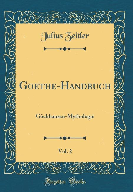 Front cover_Goethe-Handbuch, Vol. 2