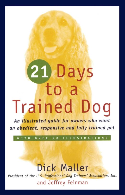 Front cover_Twenty One Days to a Trained Dog