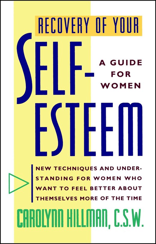 Front cover_Recovery Of Your Self-Esteem