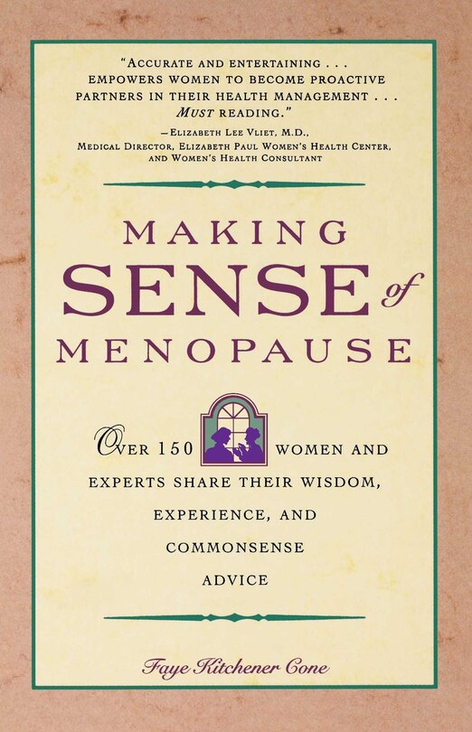 Front cover_Making Sense Of Menopause