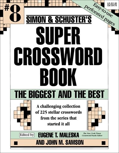 Front cover_Simon & Schuster Super Crossword Puzzle Book #8
