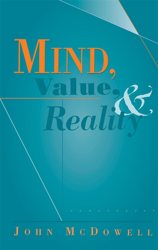 Front cover_Mind, Value, and Reality