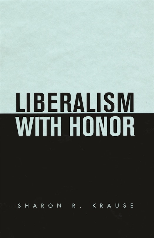 Front cover_Liberalism with Honor
