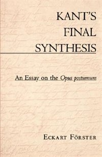 Couverture_Kant's Final Synthesis