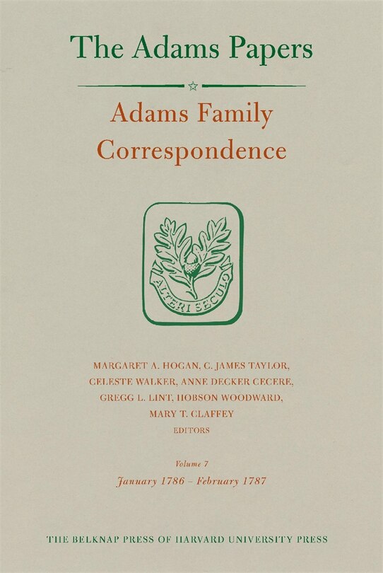 Couverture_Adams Family Correspondence