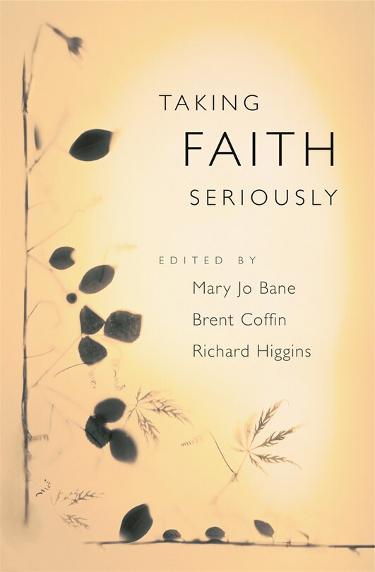 Front cover_Taking Faith Seriously