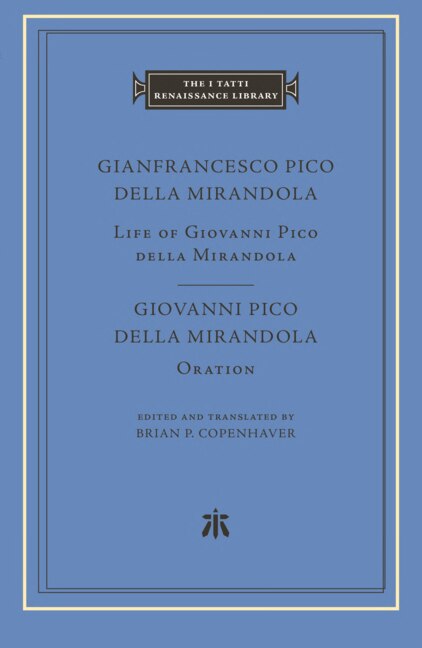 Front cover_Life Of Giovanni Pico Della Mirandola. Oration