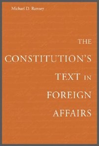 Front cover_Constitution's Text in Foreign Affairs