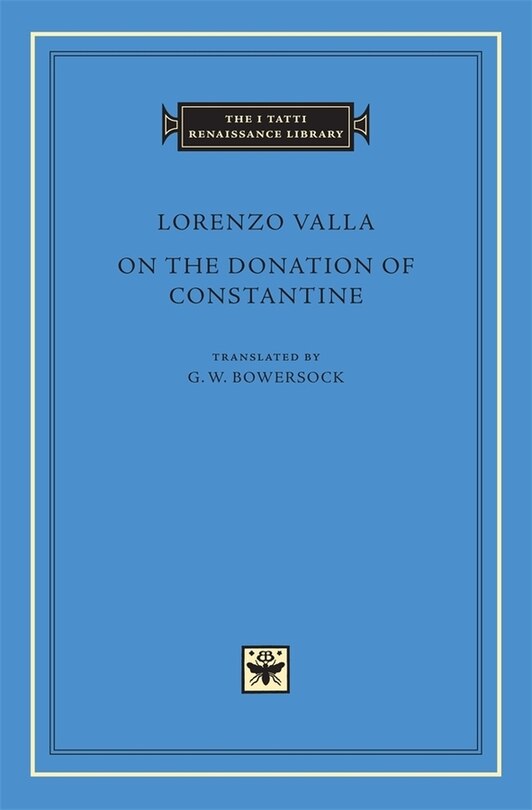 Front cover_On the Donation of Constantine